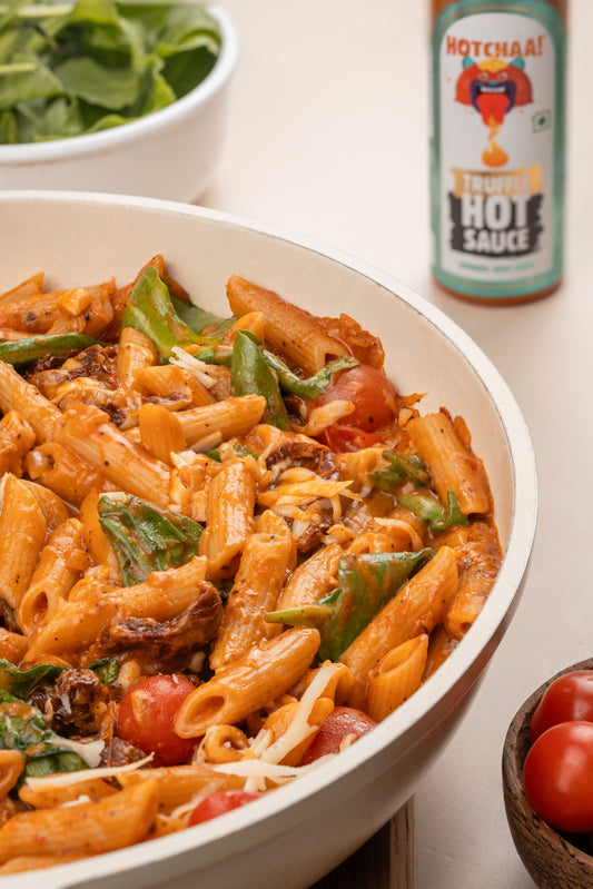 SPICY TRUFFLE PASTA! 🍝