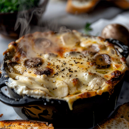 Baked Truffle Mushroom & Brie Dip – Truffle Hot Sauce
