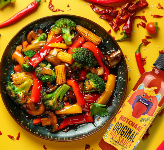 Vegetables in Hot Garlic Sauce: How to Add Real Flavour with Hotchaa! - Hotchaa
