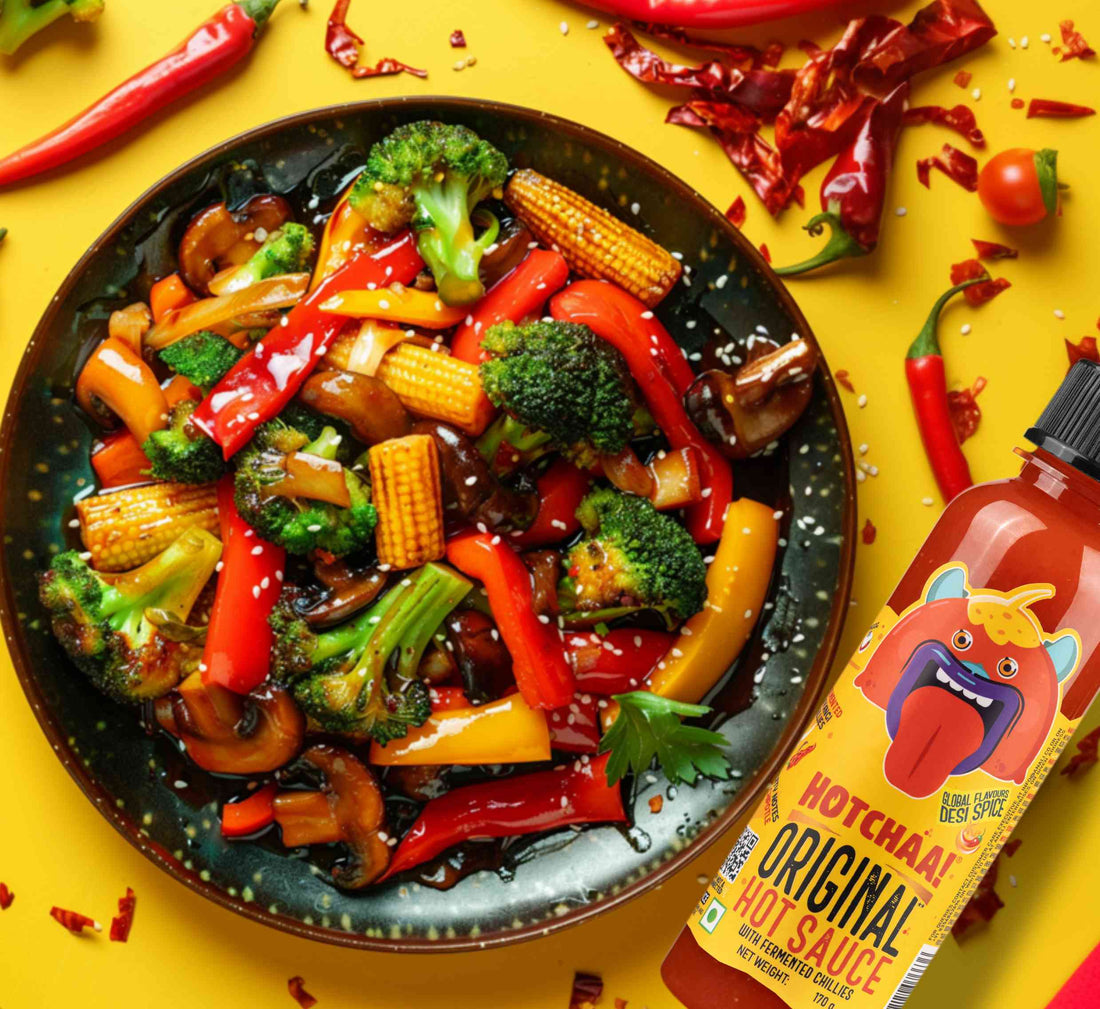 Vegetables in Hot Garlic Sauce: How to Add Real Flavour with Hotchaa! - Hotchaa