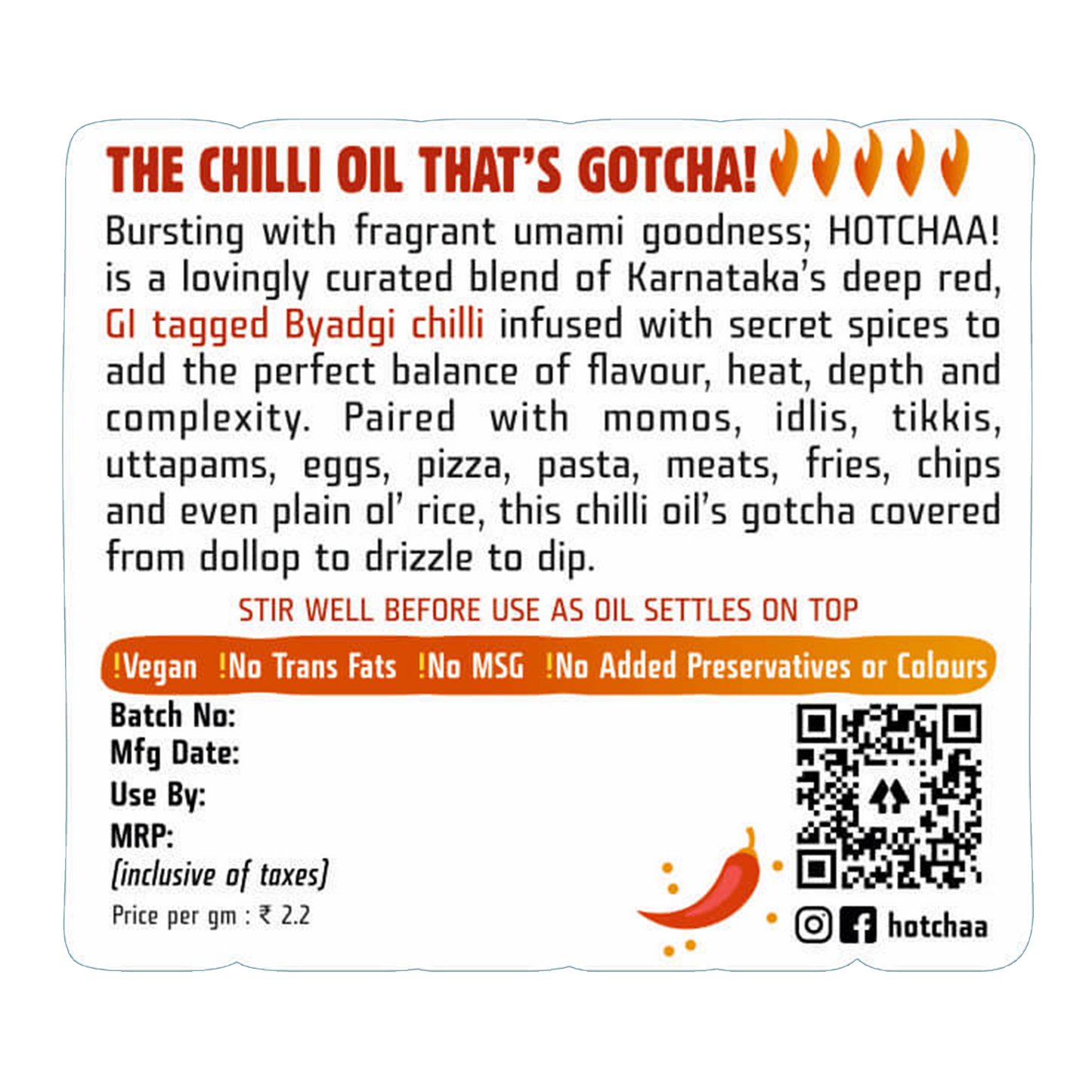 OG Chilli Oil