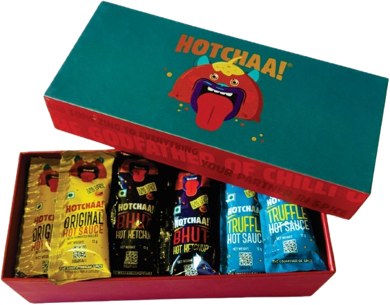 HOTCHAA! Sachet Box – 24 Shots of Spice!